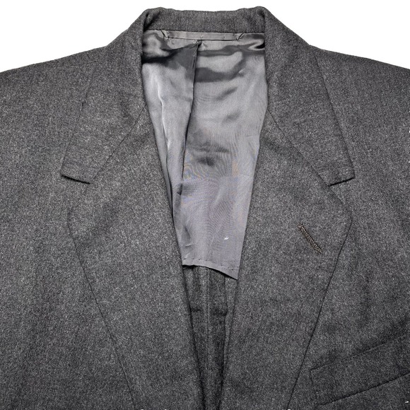 Oxxford Clothes Other - Oxxford Clothes Mansion Onwentsia Blazer Suit Jacket 46T Flannel Wool 2B1V Gray